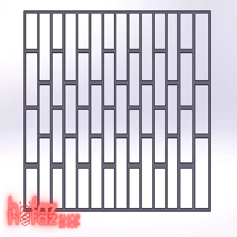 حفاظ پنجره طرح آجری