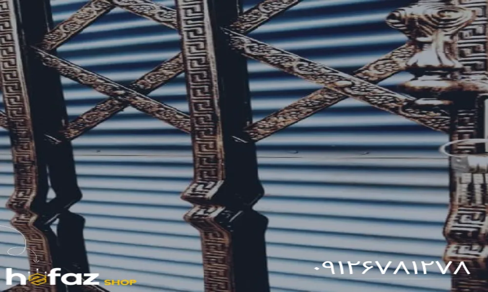 کیفیت آهن به کار رفته در درب اکاردئونی برای امنیت مهم است