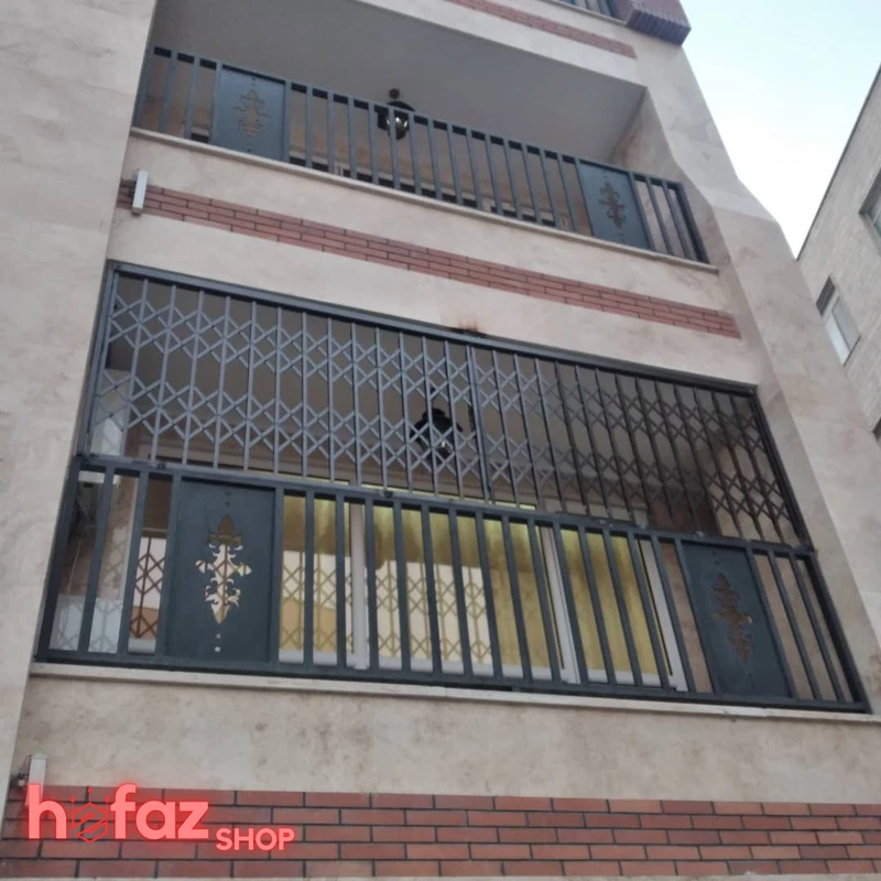 حفاظ اکاردئونی 2 گل بالکن