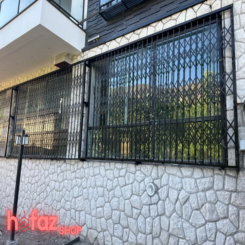 حفاظ اکاردئونی برای پنجره ویلا
