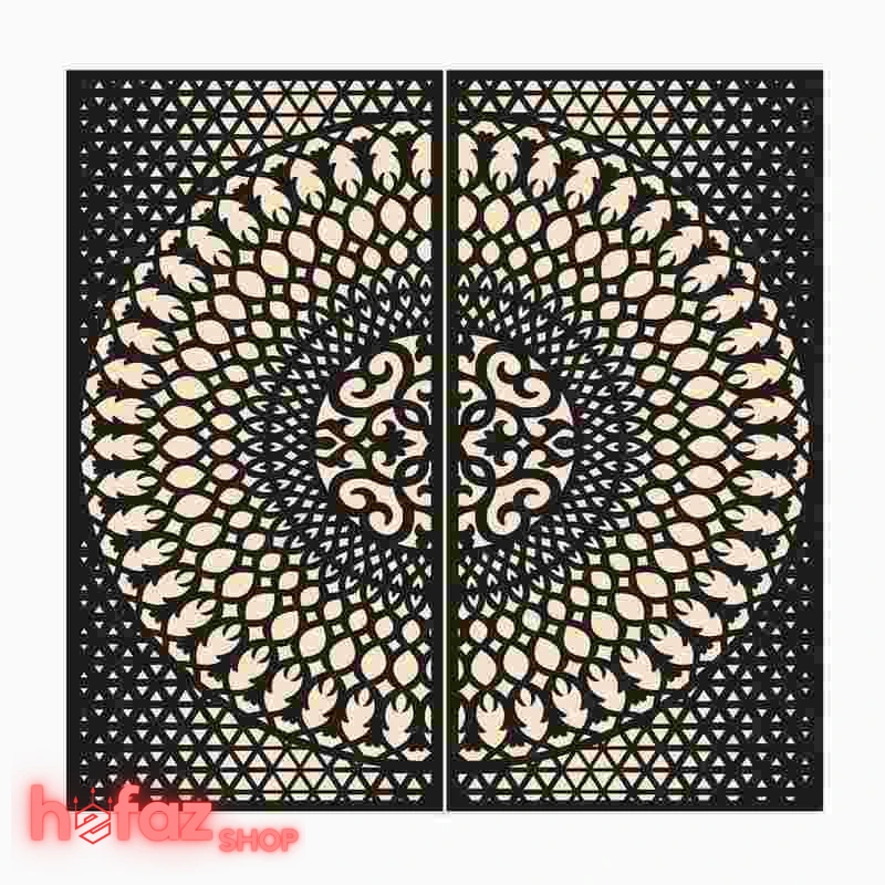 قیمت درب حیاط لیزری