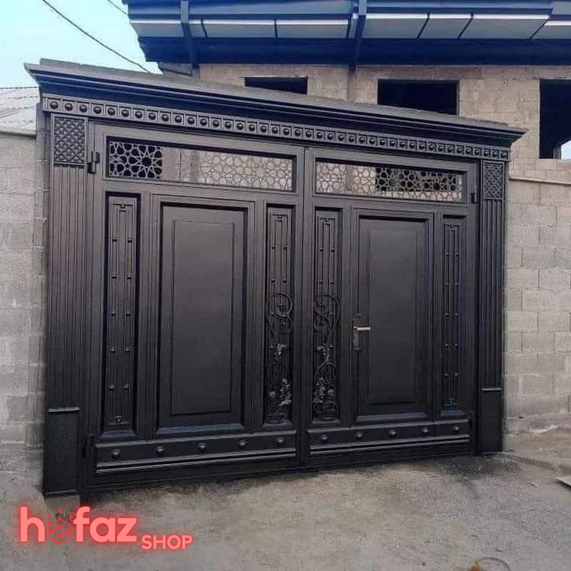 انواع درب حیاط ساده