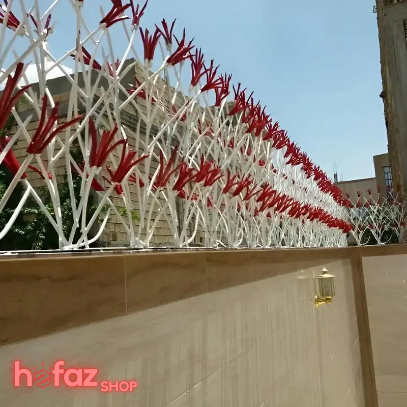 قیمت نرده حفاظ لیلیومی سه بوته ارتفاع 120