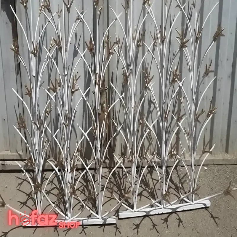 قیمت ارزان نرده حفاظ لیلیومی سه بوته