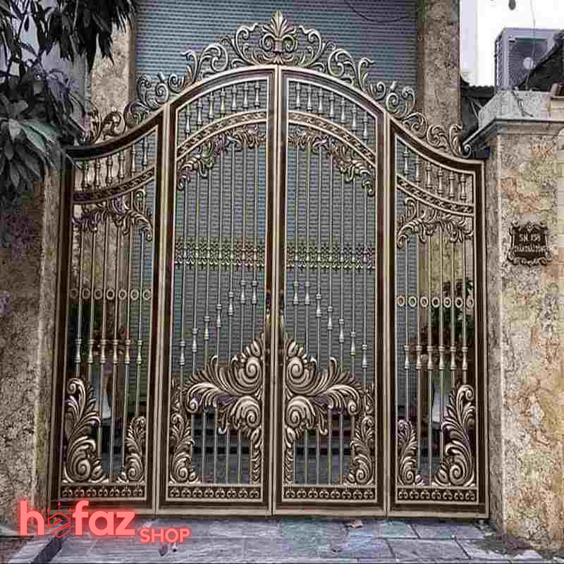 درب حیاط ساده و ارزان