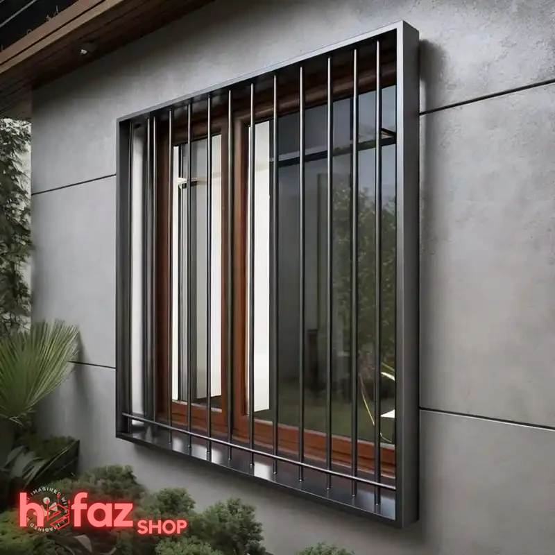 نرده حفاظ پنجره استیل