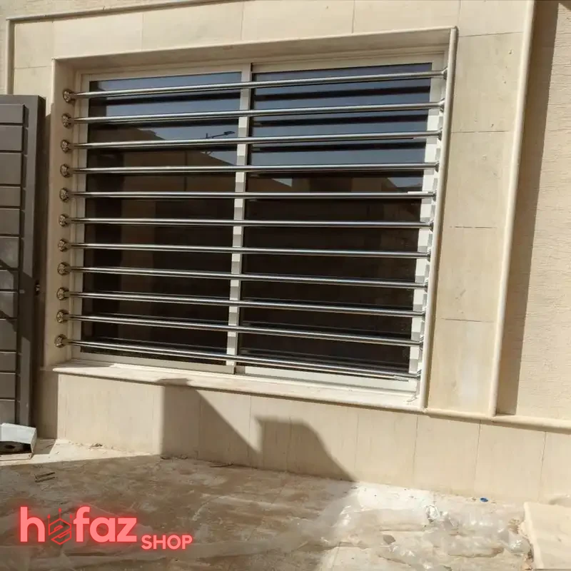 نصب نرده حفاظ پنجره استیل