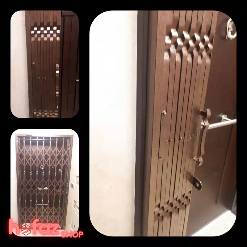 اکاردئونی قهوه ای سوخته