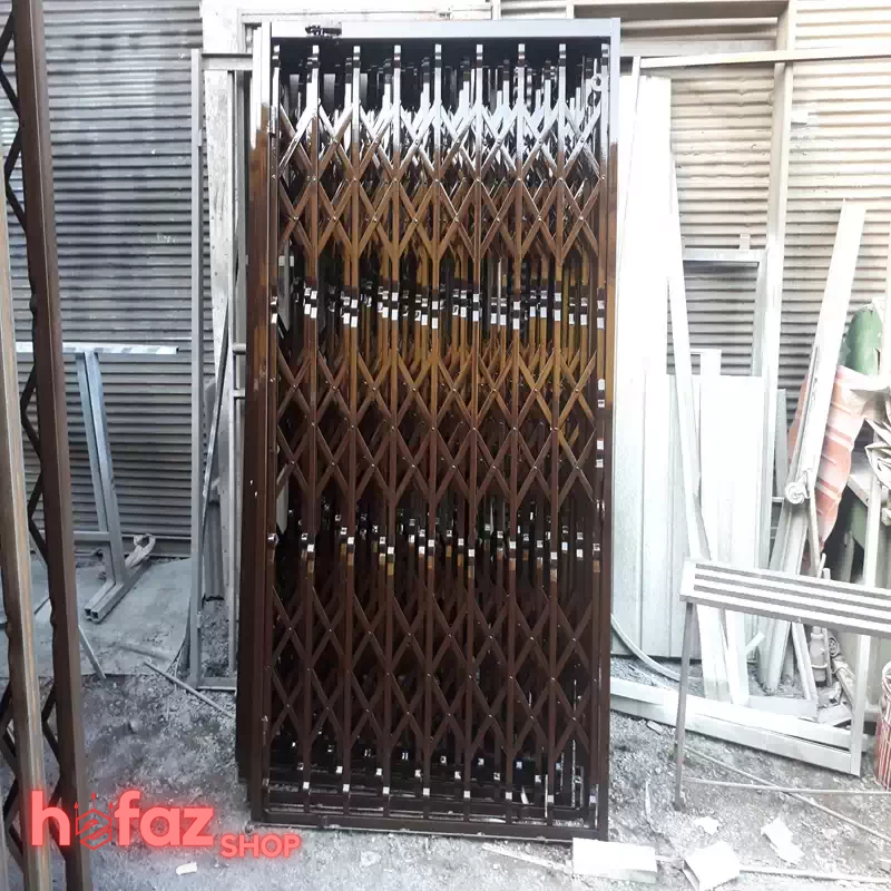 حفاظ اکاردئونی 3 ردیف لوزی خم