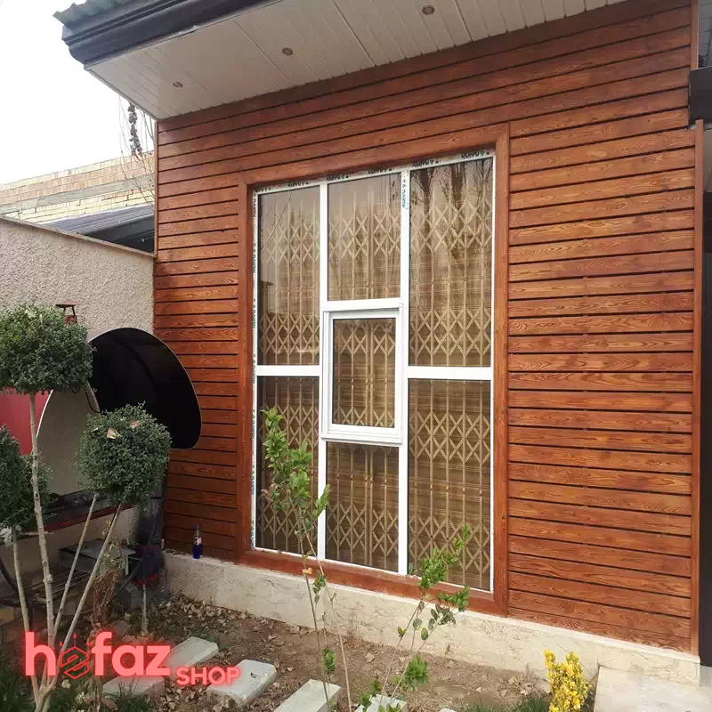 حفاظ اکاردئونی 4 گل برای پشت پنحره