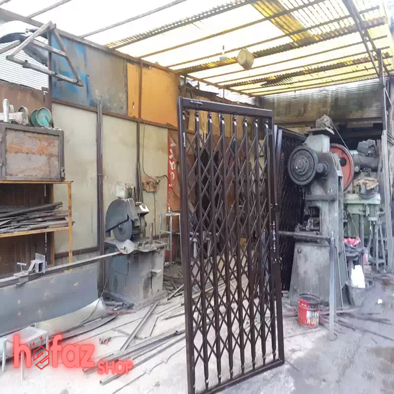 درب محافظ آکاردئونی ۵ گل پرچ مخفی