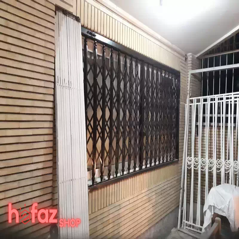 حفاظ تمام لوزی آکاردئونی برای پنجره