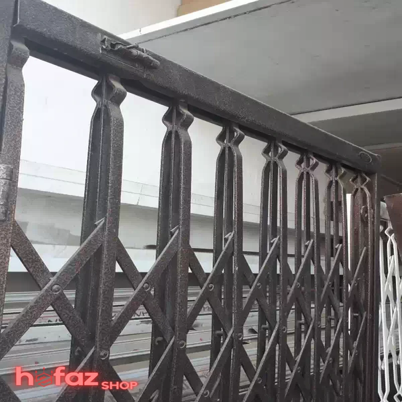 امنیت خانه با حفاظ آکاردئونی ساده