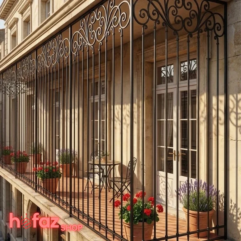 اجرای حفاظ بالکن سرتاسری مدل کلاسیک