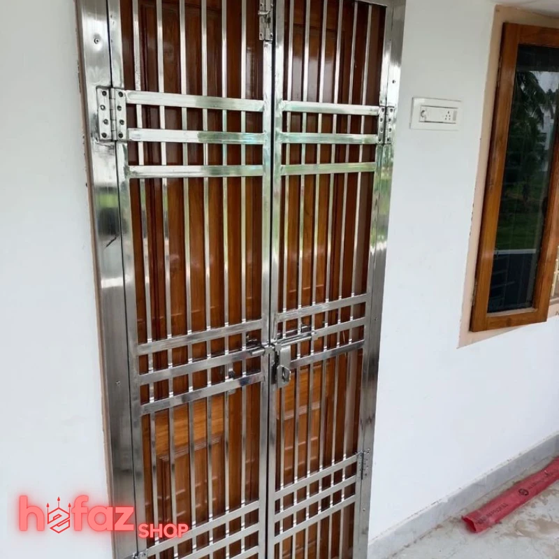 نرده استیل بانکی برای در