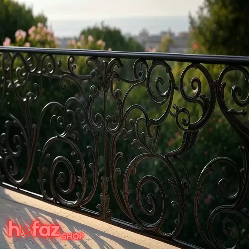 حفاظ بالکن فرفورژه مشکی