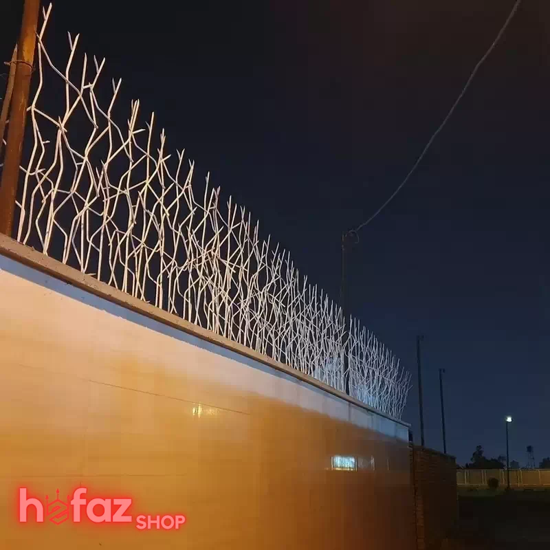 حفاظ شاخ گوزنی یچشی نصب شده روی دیوار