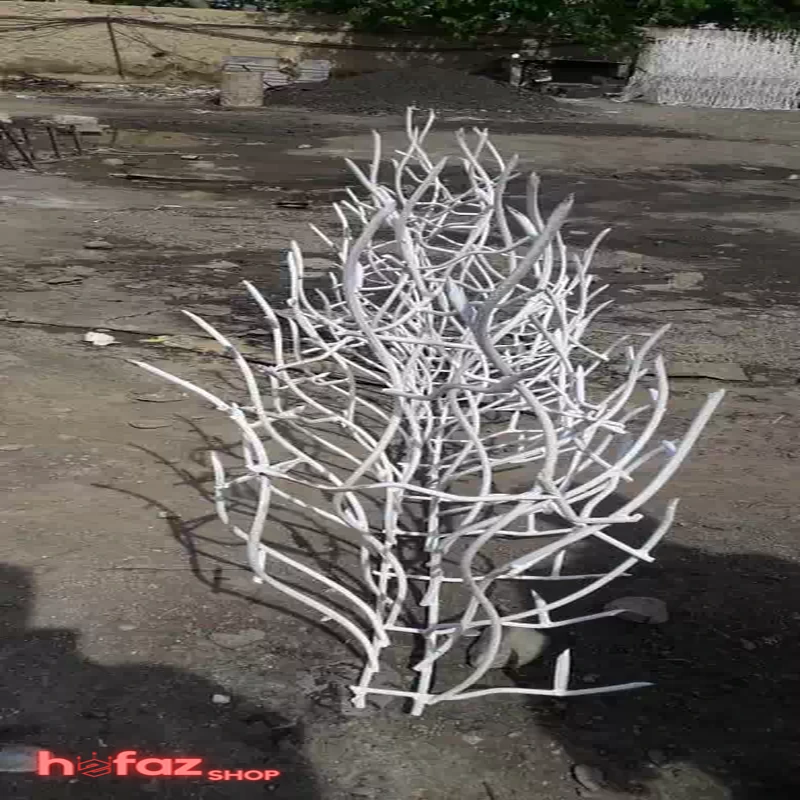 نصب حفاظ بوته‌ای سنگین در محوطه صنعتی