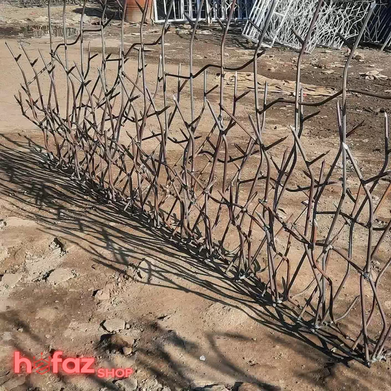 امنیت بالا با حفاظ بوته‌ای سنگین