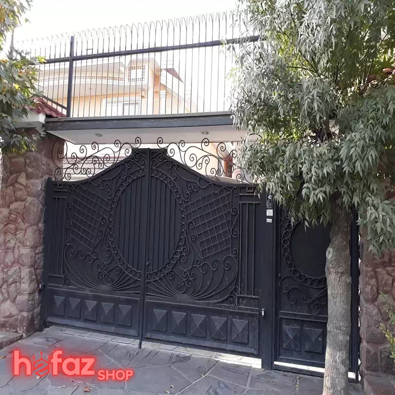 نرده آبشاری بری سردرب حیاط