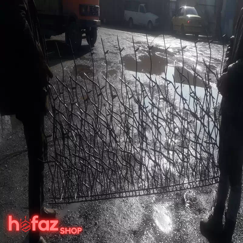 نرده شاخ گوزنی تراکم 20 مشکی رنگ