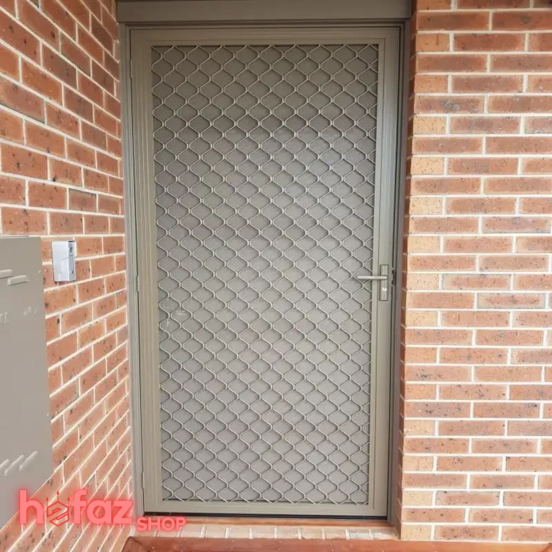 خرید ارزان قیمت خرید حفاظ درب آپارتمان لولایی طرح مشبک