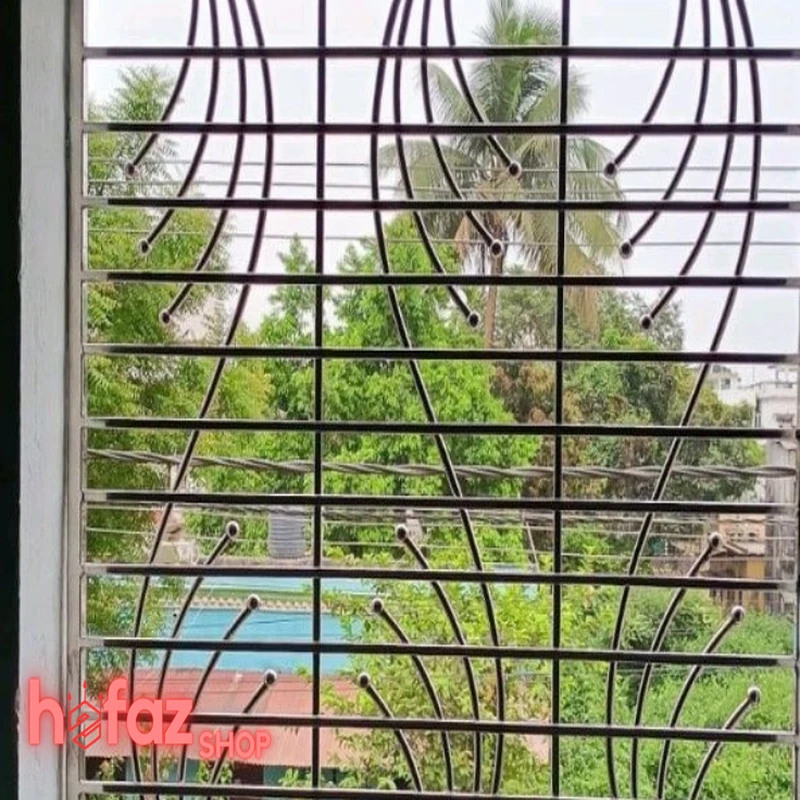 حفاظ پنجره استیل لیزری ضد زنگ