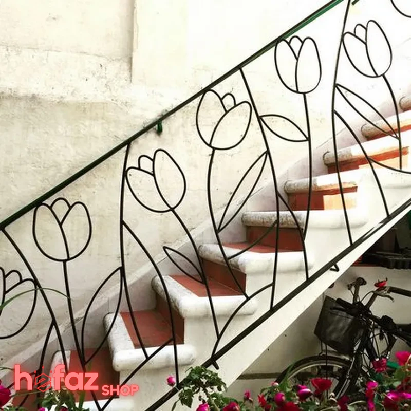 نرده راه پله پروفیلی خرید