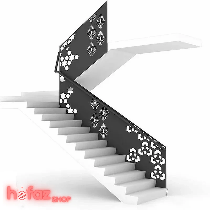 مدل جدید نرده راه پله پروفیلی