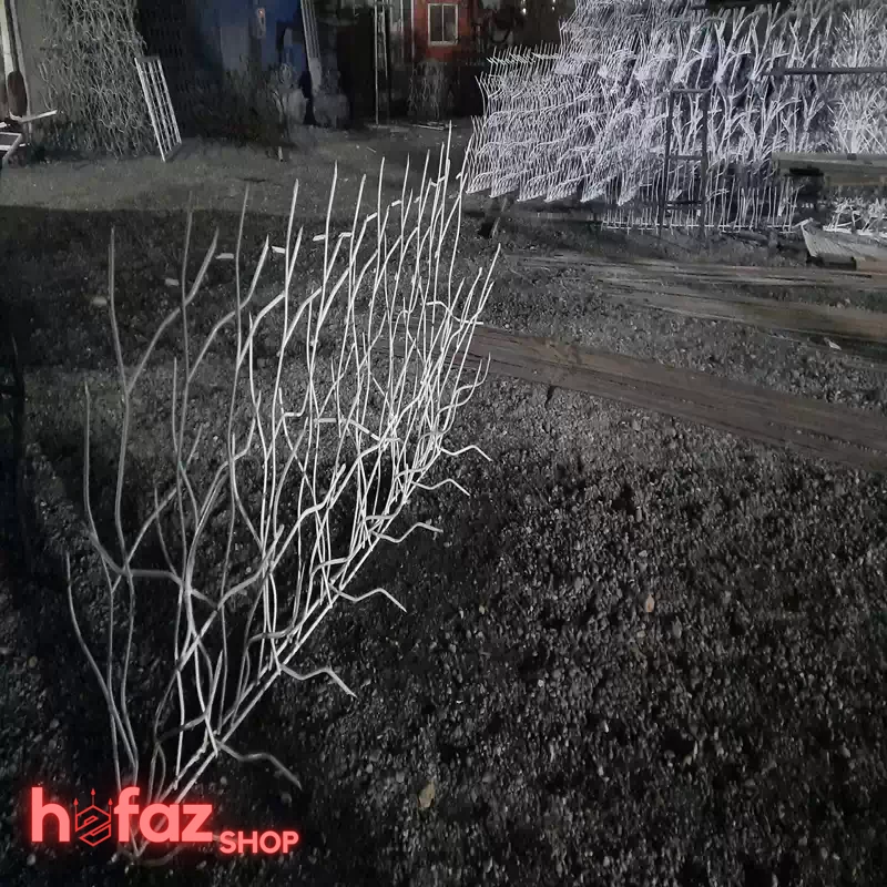 نمای جانبی حفاظ شاخ گوزنی با ارتفاع 100