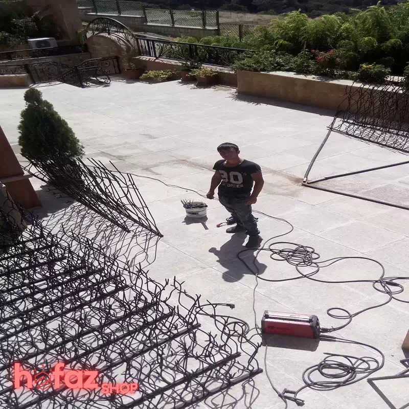 حفاظ شاخ گوزنی اماده نصب برای ویلا