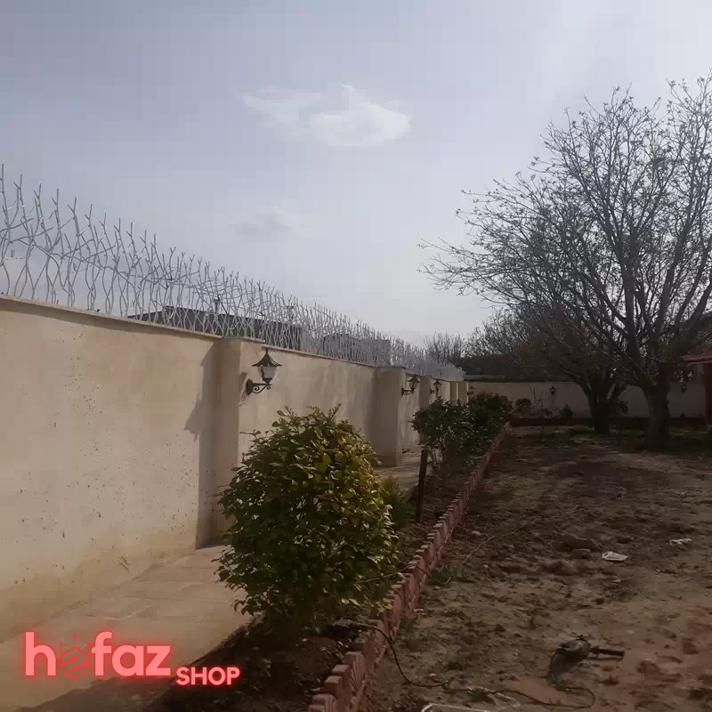 حفاظ شاخ گوزنی نصب شده بروی دیوار