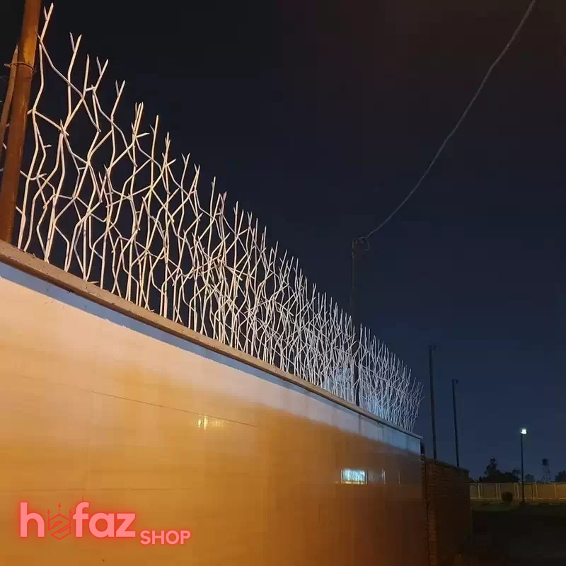 حفاظ شاخ گوزنی نصب شده روی دیوار