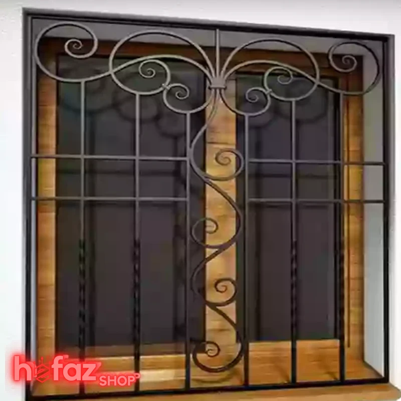 فرفورژه مدرن با طرح اسکرول مرکزی عمودی