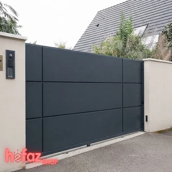 درب حیاطی طرح 3 لاین