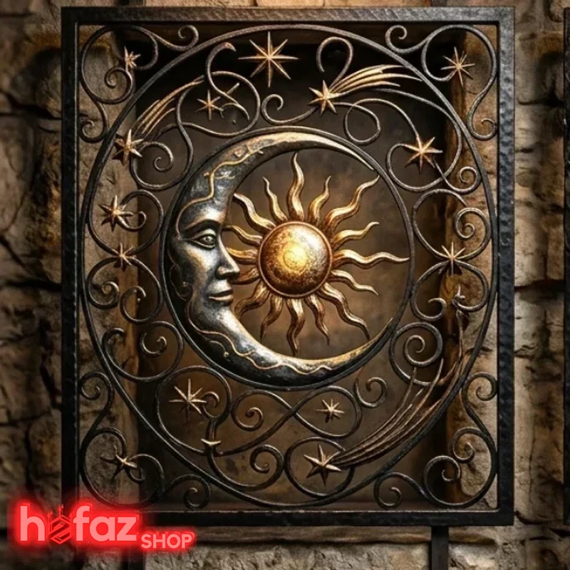 حفاظ پنجره فرفورژه با طرح فانتزی