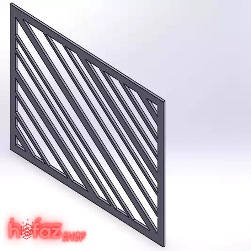 حفاظ پنجره پروفیلی مورب