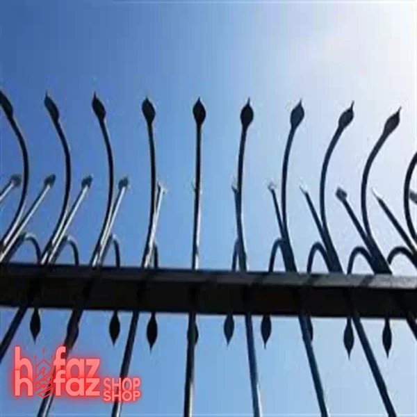 حفاظ سرنیزه‌ای طرح ساده با رنگ مشکی براق