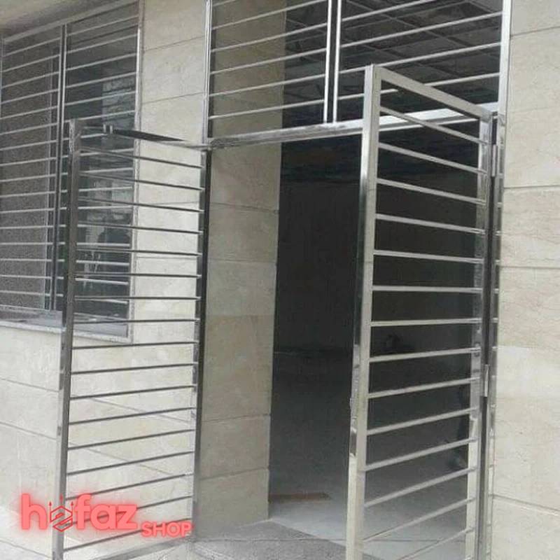 حفاظ درب آپارتمان استیل افقی