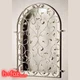 حفاظ پنجره فرفورژه اسلیمی پتینه دار طرح ملکه
