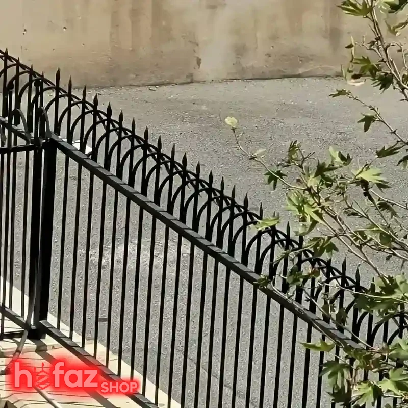 حفاظ دیوار سرنیزه آبشاری دو سر ارتفاع 50