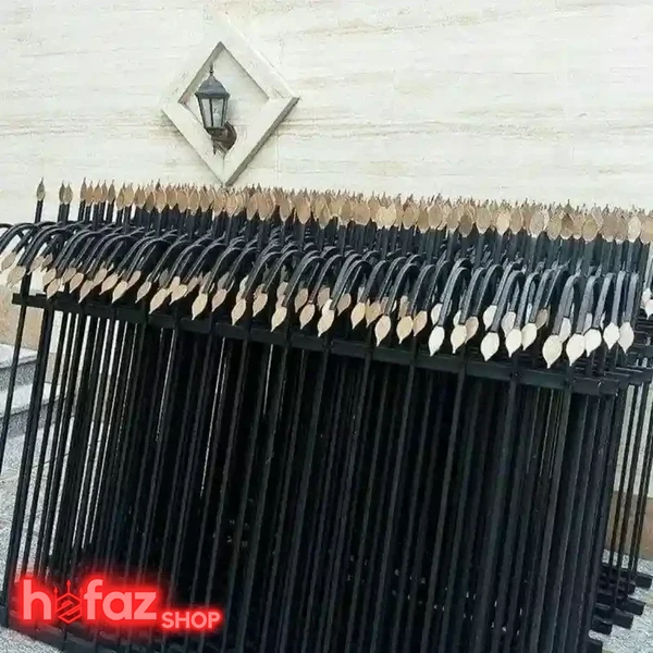 حفاظ دیوار سرنیزه سرخم سه سر ارتفاع 150