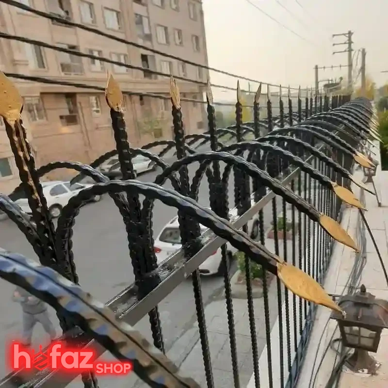 حفاظ سرنیزه ای سرخم دو سر ارتفاع 50