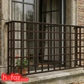 حفاظ بالکن پروفیلی طرح مربع