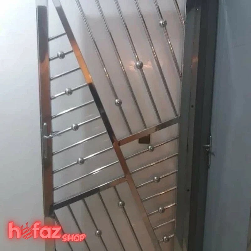 حفاظ درب آپارتمان استیل گوی و مفصل