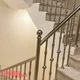اجرای نرده استیل افقی راه پله مدرن