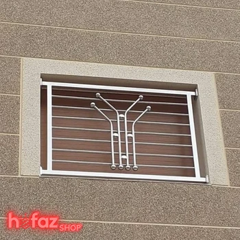 حفاظ پنجره استیل گوی‌دار دکوراتیو