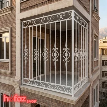 حفاظ بالکن فرفورژه طرح اسکرول