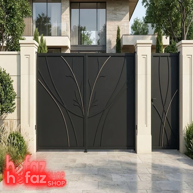 درب ویلایی فرفورژه مدل آرک (Arc)
