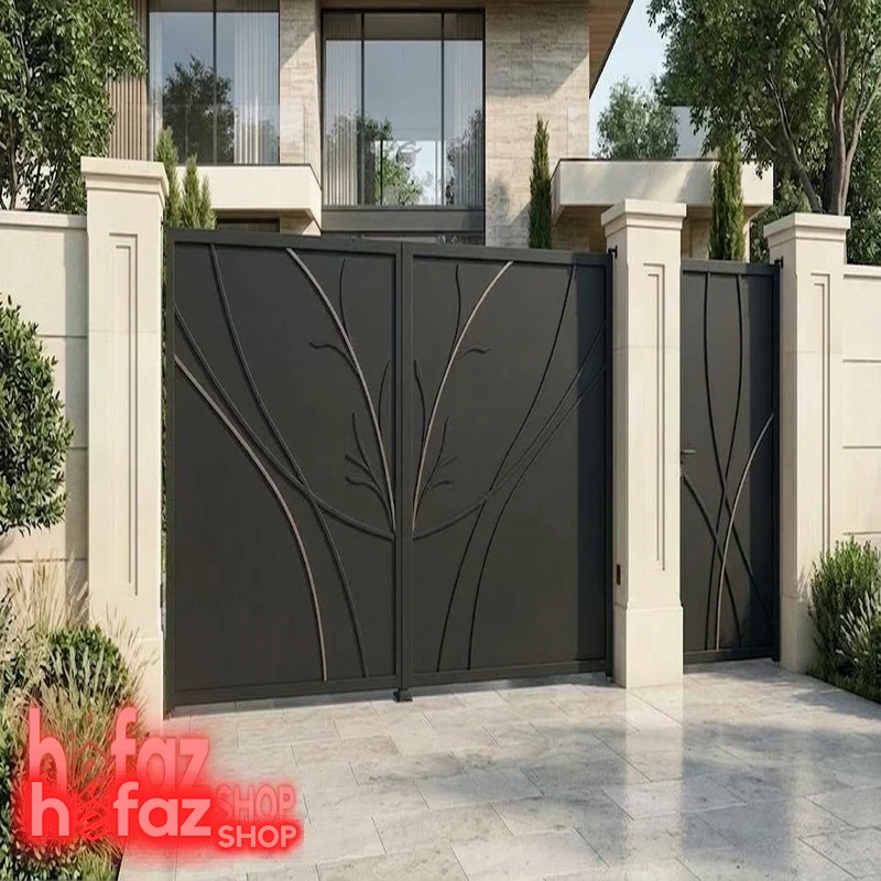 درب ویلایی فرفورژه مدل آرک (Arc)